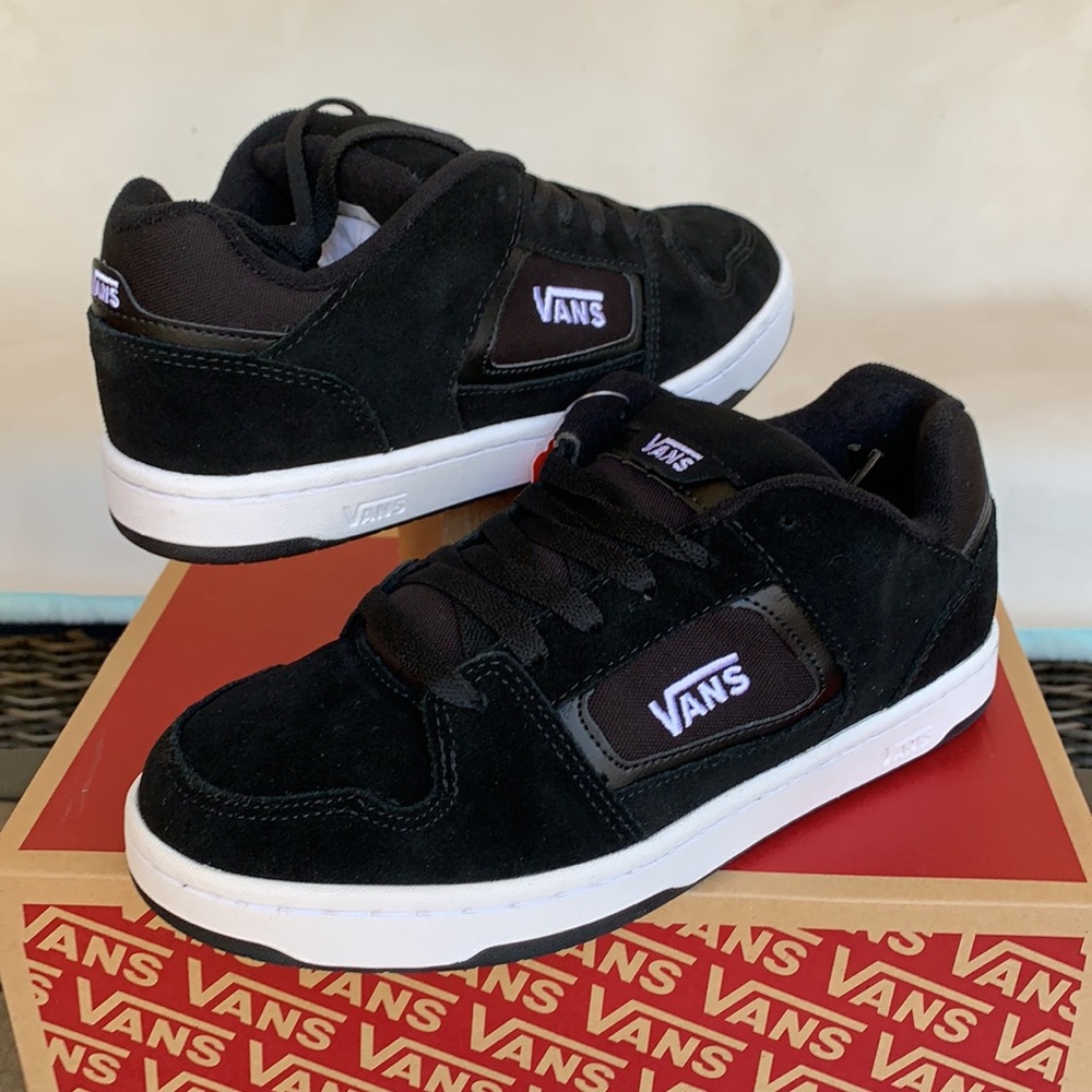 VANS DOCKET SUEDE BLACK/WHITE Men’s - Picture 6 of 16
